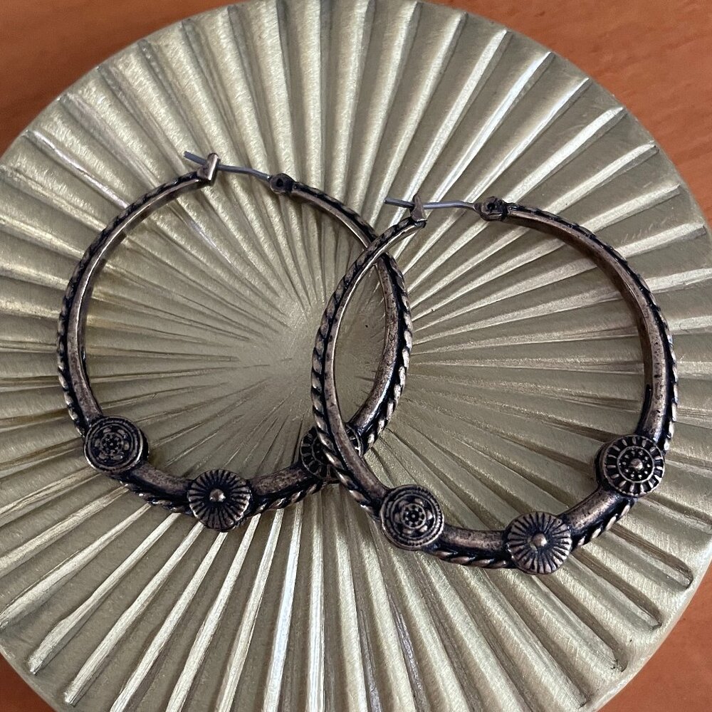 Vintage Lucky Brand hoop earrings